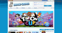 Desktop Screenshot of meow-games.com